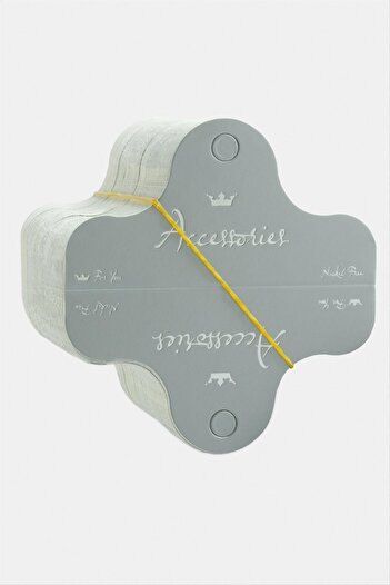 ZERO LAND Hn-Shop Luxury Grey Necklace Card 200 Pieces-Grey