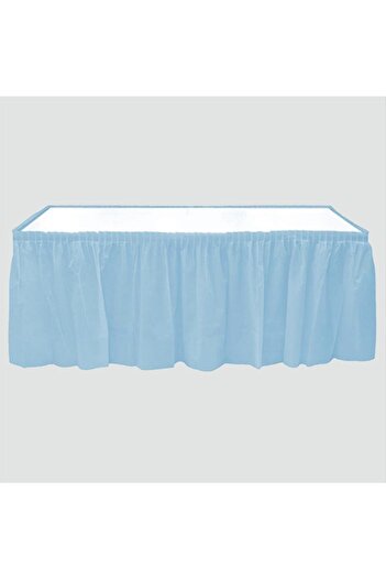 Roll-Up Plastic Table Skirt