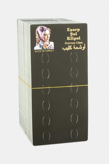 ZERO LAND Zengezur Scarf Shawl Clip Card-Black