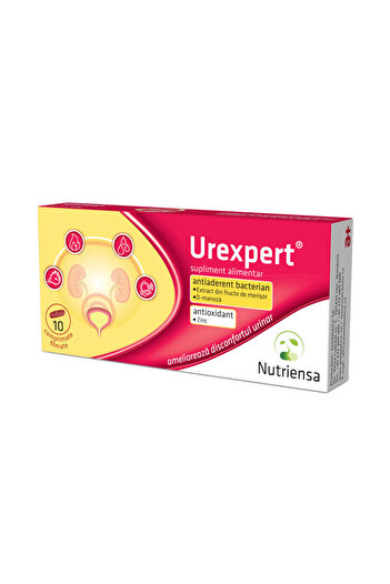 Antibiotice Urexpert, 10 film-coated tablets, SA