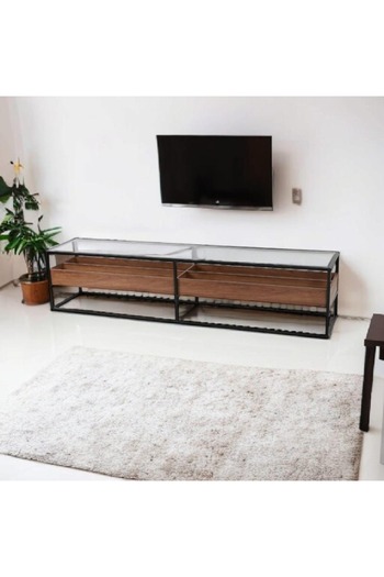 DEC13 Plasma TV table with a modern and elegant design.