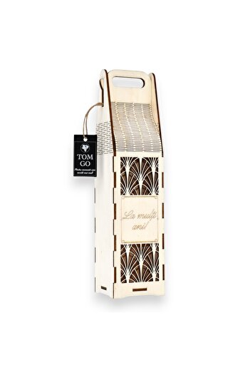 TOM GO Wine bottle gift box with handle