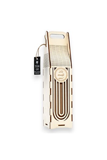TOM GO Wine bottle gift box with handle