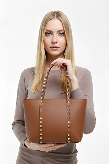 PayBuy Women's Staple Detailed Pu Leather Hand and Shoulder Bag for Daily Use