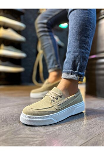 pabucmarketi Men's Casual Shoes High Sole Mink