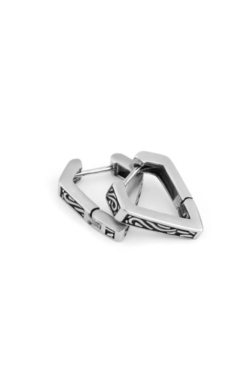 Choice 1 Pair Earring Fashion Vikings Celtic Minimalist Hoop Earrings For Men Stainless Steel Cool Punk Ear