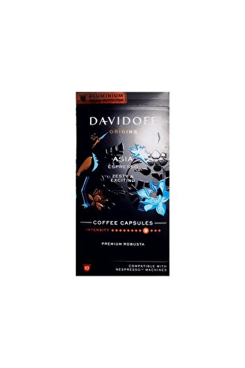 Davidoff Capsule Cafea Aluminu Origins Asia compatibile Nespresso, 10 Caps, 55gr.