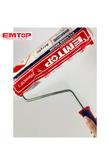 EMTOP رول دهان , فرشاة بوية من مقاس ١٠ انش