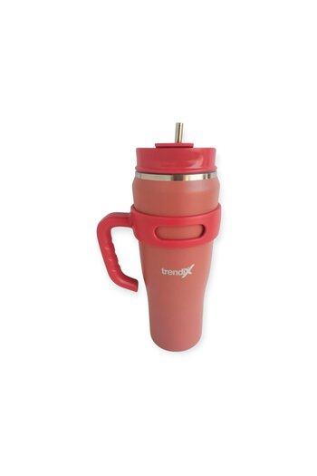 Trendix Steel Inner Thermos Cup Flask 1200 ml Red