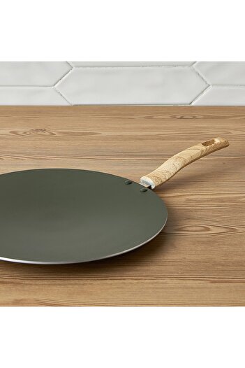 Generic Olivia Press Aluminium Concave Tawa - 30 cm