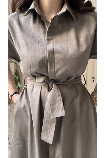 Zilolafashionhouse Linen Maxi Dress