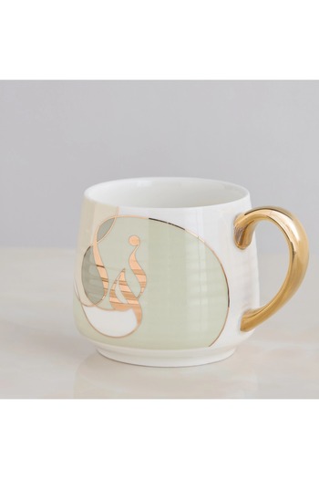 Generic Kashida Porcelain Mug - 320 ml