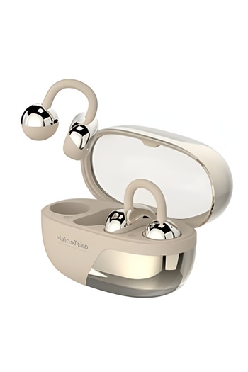 haino teko germany Earphones with ear hook, Bluetooth, long battery life, comfortable silicone clip, suitable for extended use