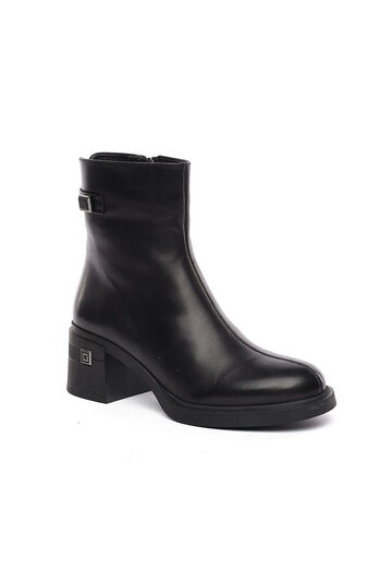 Greyder Women's Black Genuine Leather Boots 5K2Wb59126