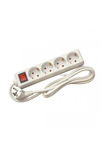 Poro Online Extension Cord with 4 Outlets, 5 Meters