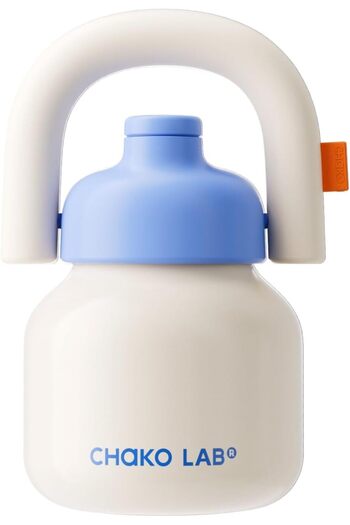 CHAKO LAB stainless steel vacuum insulated tumbler (White&Blue)