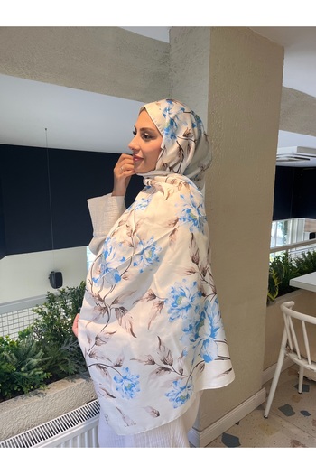 Ahsenhijab Retro Pattern Cotton Soft Shawl Romantic Series