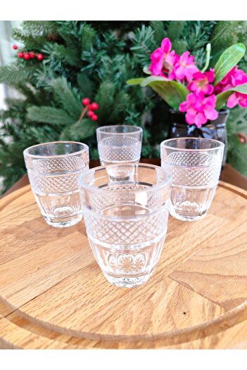 Madame Coco Laurend Kahve Yanı Bardağı 4'lü Set - 70 ml