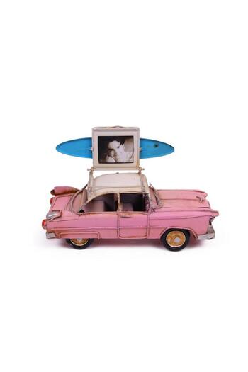 peanelife Decorative Metal Car Framed Figurine Decorative Gift