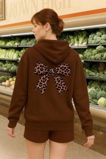 SVART WEAR Oversize Cotton Casual Hoodie Hooded Sweatshirt Printed