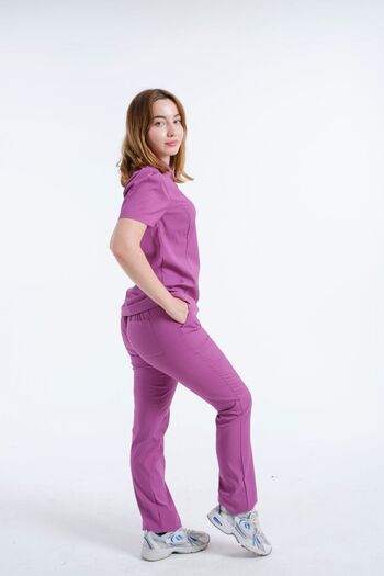 LİZY UNİFORM L İ L İ t H- Purple Uniform Set
