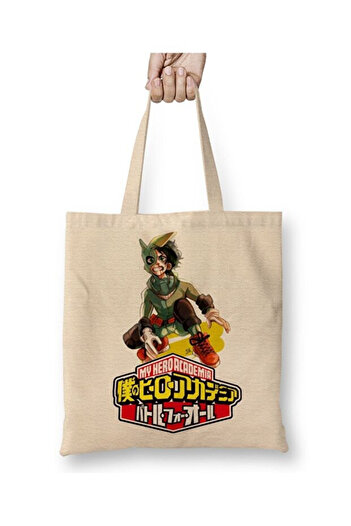 Toyaso Τσάντα αγορών My Hero Academia με μακρύ χερούλι Τσάντα παραλίας