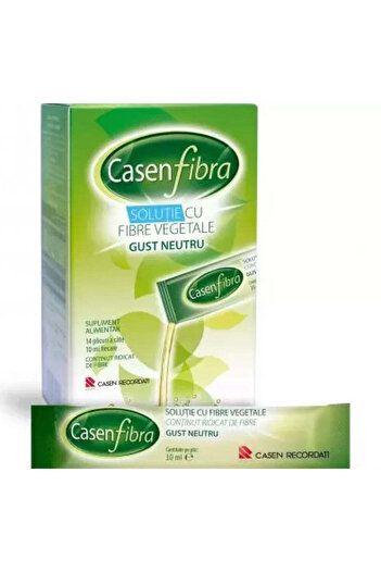 RECORDATI Casen Fibra vegetable fiber solution, 14 sachets,