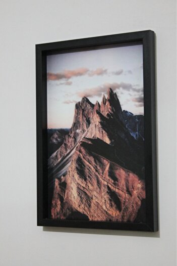 LİFE GLOBAL Picture Frame Black 20X30 with Picture and Plexi Protection Single Piece by