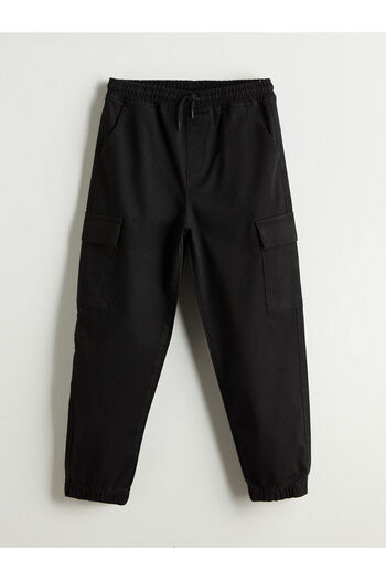 LC Waikiki Boys' Cargo Jogger Pants with Elastic Waist