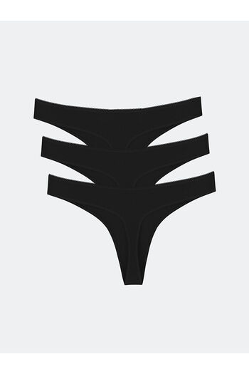 LC Waikiki Plain Thong Panties 3 Pack