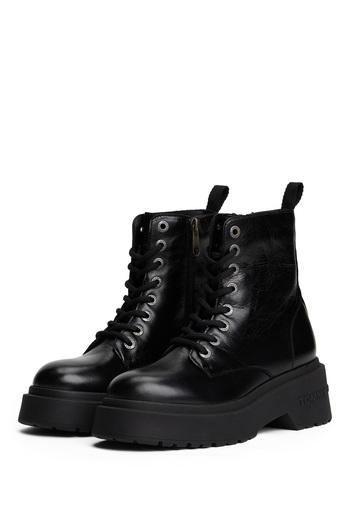 Tommy Hilfiger Deri Siyah Kadın Bot EN0EN02848BDS