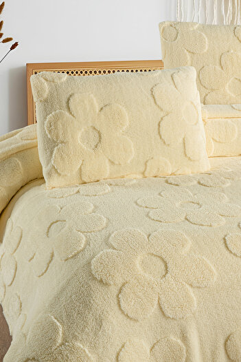 Noctiluca Fleura Floral Pattern Double Blanket Soft Wellsoft Bedspread 230X250 2 Pillowcases