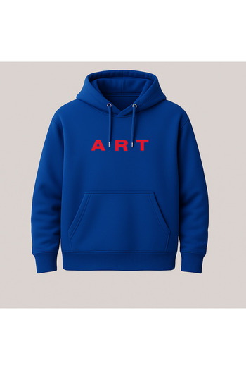 CLASSY.MODA Hanorac oversize cu glugă și buzunar cangur, cu inscripție ART în față, imprimeu artistic pe spate, confortabil, casual
