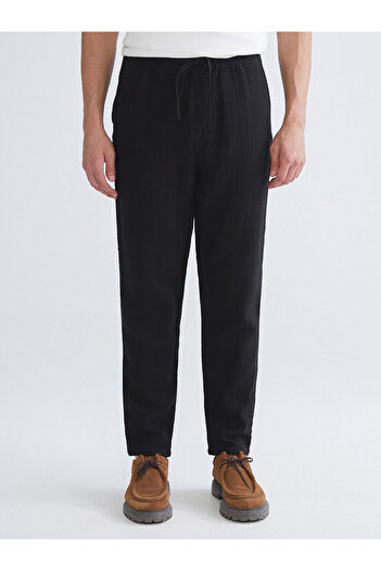 LC Waikiki Black Comfortable Fit Men's Trousers