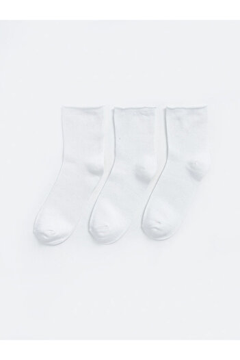 LC Waikiki New Season Women's Plain Socks 3-Pack