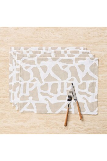 Generic Earthy Pebble 4-Piece Placemat Set