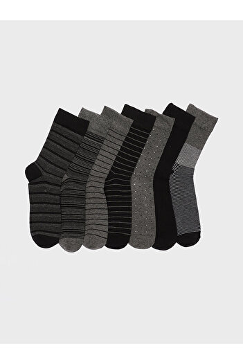 LC Waikiki Lcw Accessories Mixed Patterned Men's Socks 7-Piece Set