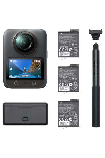 DJI Osmo 360 Adventure Combo, 360 Camera With 1-Inch 360° Imaging, Extended Battery Life With 3 Bat