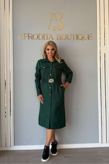 AFRODİTE BOUTIQUE Ade belt dress