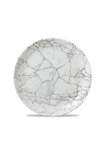 CHURCHILL Studio Prints Kintsugi Agate Grey Evolve Coupe Plate – 28.8 cm (11.25")