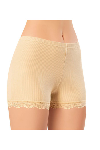 ModAras Women's Lace Trimmed Panties in Various Colors and Patterns 6-Pack - Multiple Colors - Arasskoetae50E22-Cok