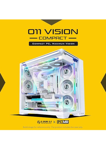 Lian Li Lian Li O11 Vision Compact Rust-Resistant ATX Mid Tower Case