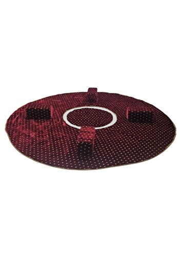 smart home A 6-piece heritage ground seating set suitable for travel, camping, and gardening, 300x300cm
