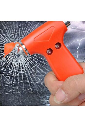OEM Emergency Auto Hammer, Plastic/Metal, Orange
