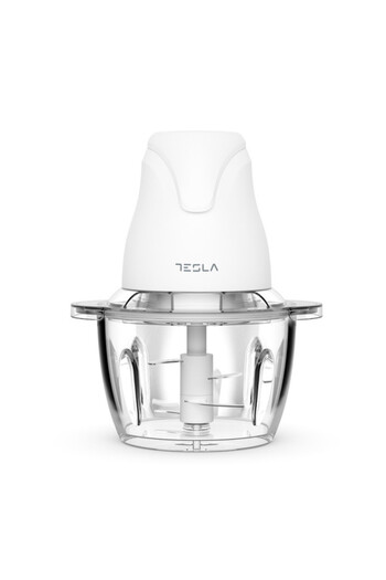 TESLA Chopper FC302W, 400W, Glass bowl, 1 liter, Quadruple blade, White