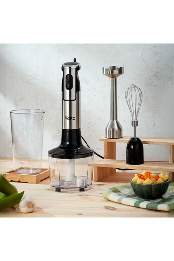 Voltz Blender, chopper and mixer 3in1 Oliver OV51112JSC, 1500W, Stainless steel, 2 speeds, Silver