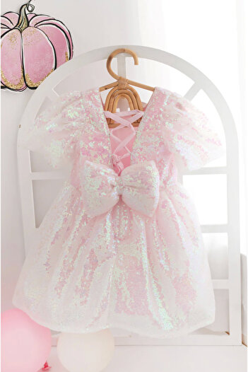 chipiques Hologram Sequined Sparkling Dress