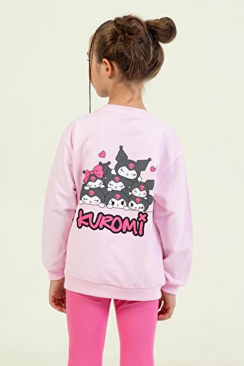 DMB BOYS & GIRLS Dmb Girl's Kuromi Leggings Set 4-9 Years Old Pink