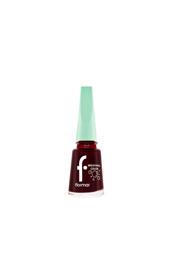 Flormar Breathing Color Nail Enamel, 11 ml, 012 - Burgundy