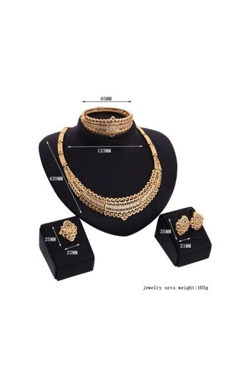 HALAMODO Antique Hollow Patterned Jewelry Collection